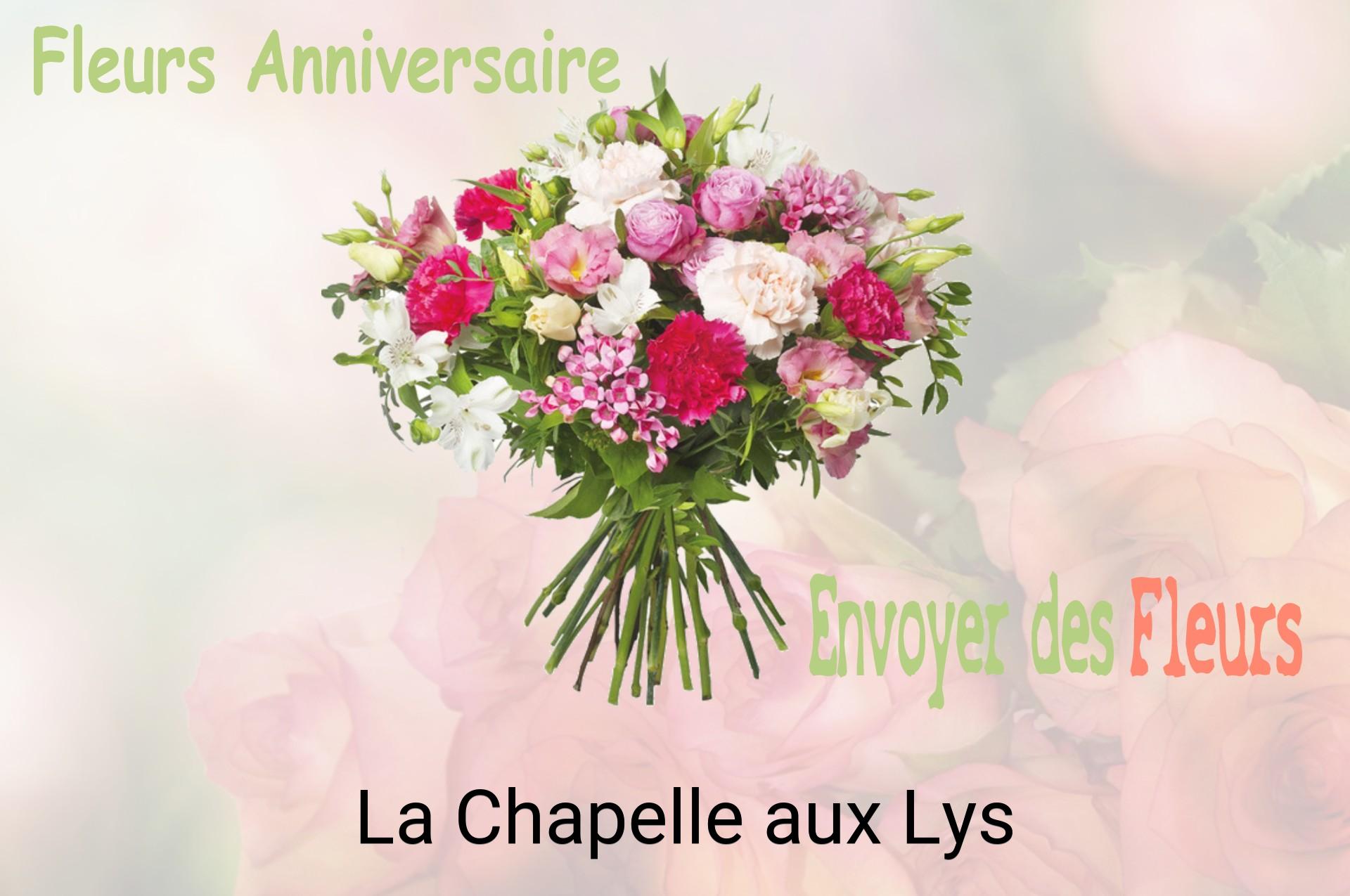 Bouquet de fleurs d’anniversaire livré à La Chapelle-aux-Lys