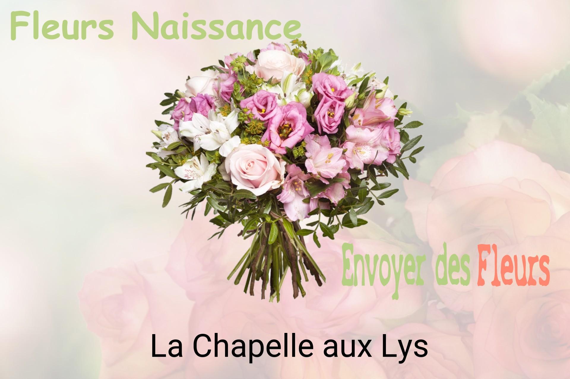Bouquet de fleurs de naissance livré à La Chapelle-aux-Lys